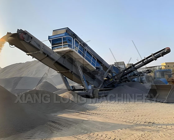 Mobile crushing and screening equipment for quarry - XiangLong Machinery