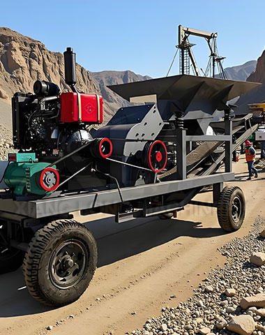 small portable rock crusher for coal gangue - XiangLong Machinery
