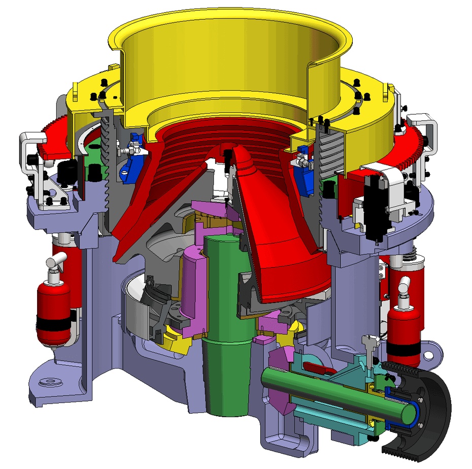 Multi-Cyl Crusher Cone wear-resistant - XiangLong Machinery