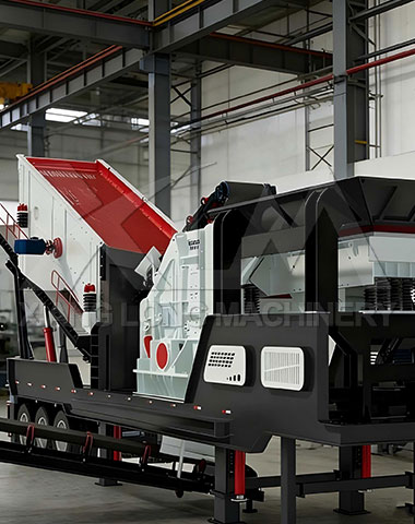 Tyre mobile integrated crusher unit Germany