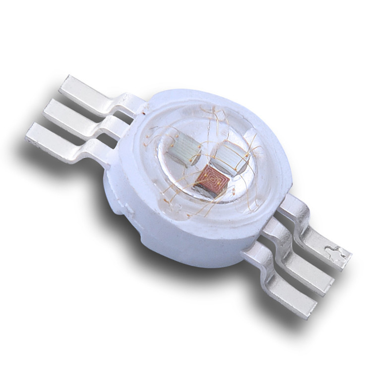 Factory supply led rgb high bright rgb 3w led 3w rgb led with star board