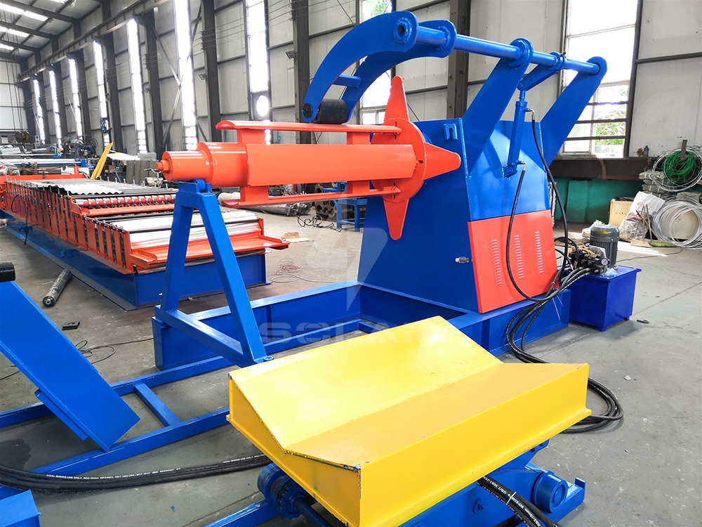 hydraulic decoiler