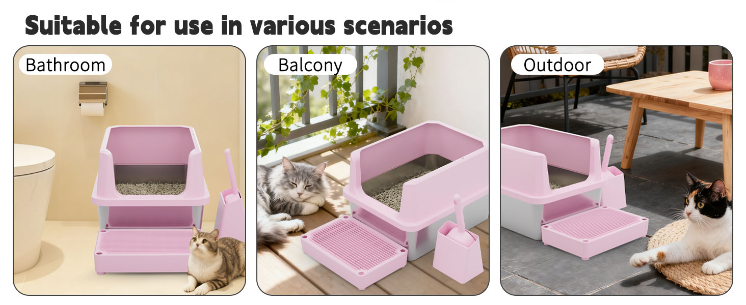 Open litter box