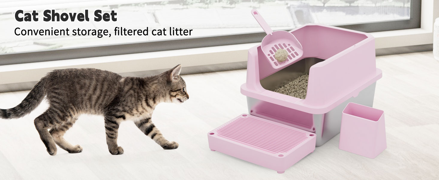 Open litter box