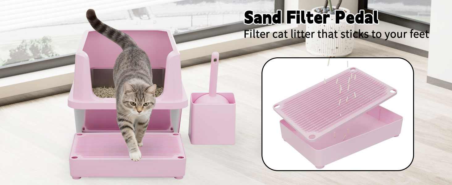 Open litter box