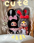 Слепая коробка Игрушечная фигурка Статуи Животная вечеринка декоративная сумка на молнии Фигурка животного статуя статуя животного слепая коробка игрушка Модная слепая коробка фигурки животных Трехлетний кролик Тенденция возврата Слепая коробка на тему животных Слепая коробка унисекс детский плюш Слепая коробка из АБС-материала Baby Thr