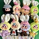 Blind Box Toy Figure StatuesAnimal party decorative zip bagfashion blind boxAnimal party figure