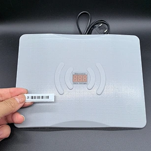 AM 58KHz Soft Label Security Sticker EAS Desktop Stand Deactivator with Sound & Light Alarm for Retail Store Loss Prevention