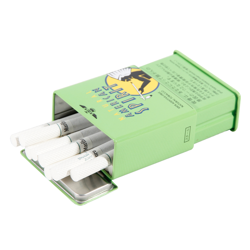 Empty Metal Tin Can With Airtight Lid
Tobacco Cigarette Tin Case
Rectangular Shape Tin Can
recyclable metal packaging
promotional tobacco tin case
Metal rectangular tobacco cigarette
Customized color rectangular tin
Airtight lid metal box