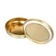 30g Food Grade Vacuum Caviar Empty Metal Box Gold Customized Tin Can for Packaging Caviar Tin Box