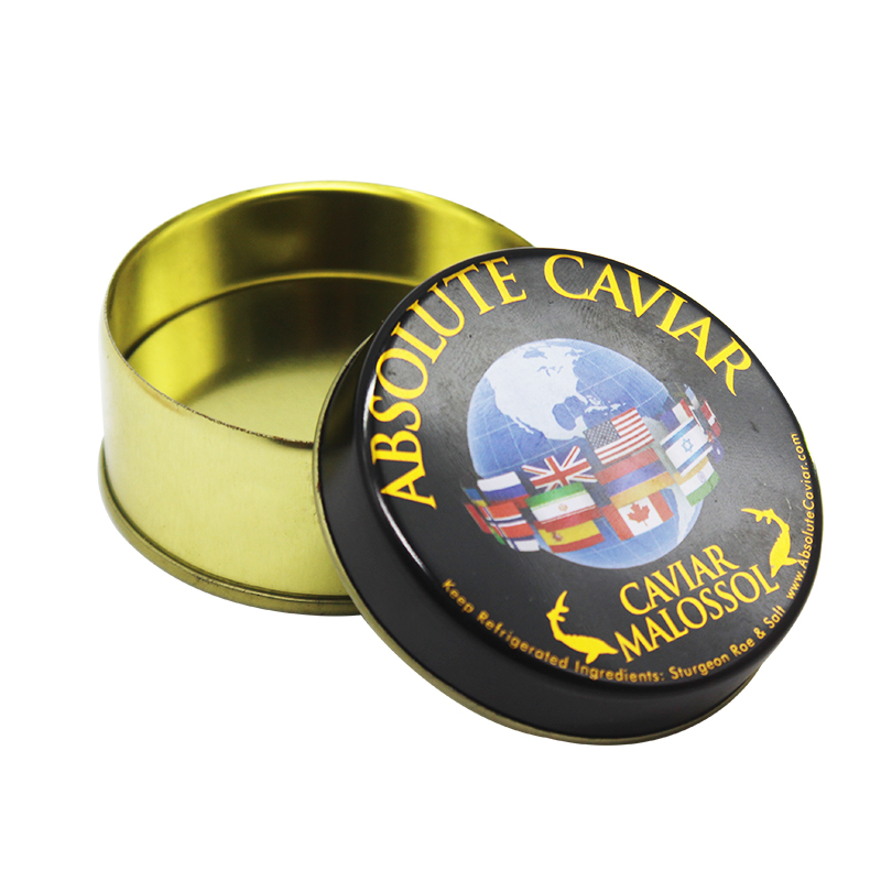 boxes for packaging caviar
customized tin can
food grade tin container