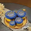 Round Tin Wedding Favor Boxes  Metal Tin Cans for Caviar Packaging Vacuum Seal Caviar Tin Containers