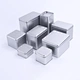 Hot Sale Recycled Rectangular Tinplate Screen Printing Empty Tin Box Cookie Storage Jar