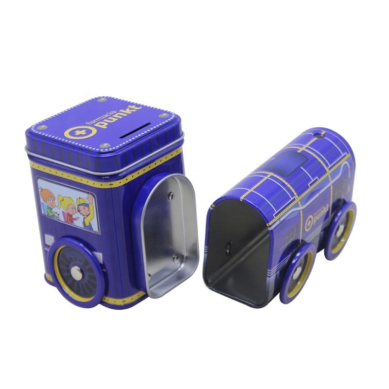 Metal Tin Box Packaged
Custom Print Tin Case
Train Shaped Box Packaging
recyclable metal tin box
Train shaped metal tin box
Custom print assembled tin box
Metal cans for packaging
Recyclable coin bank tin box