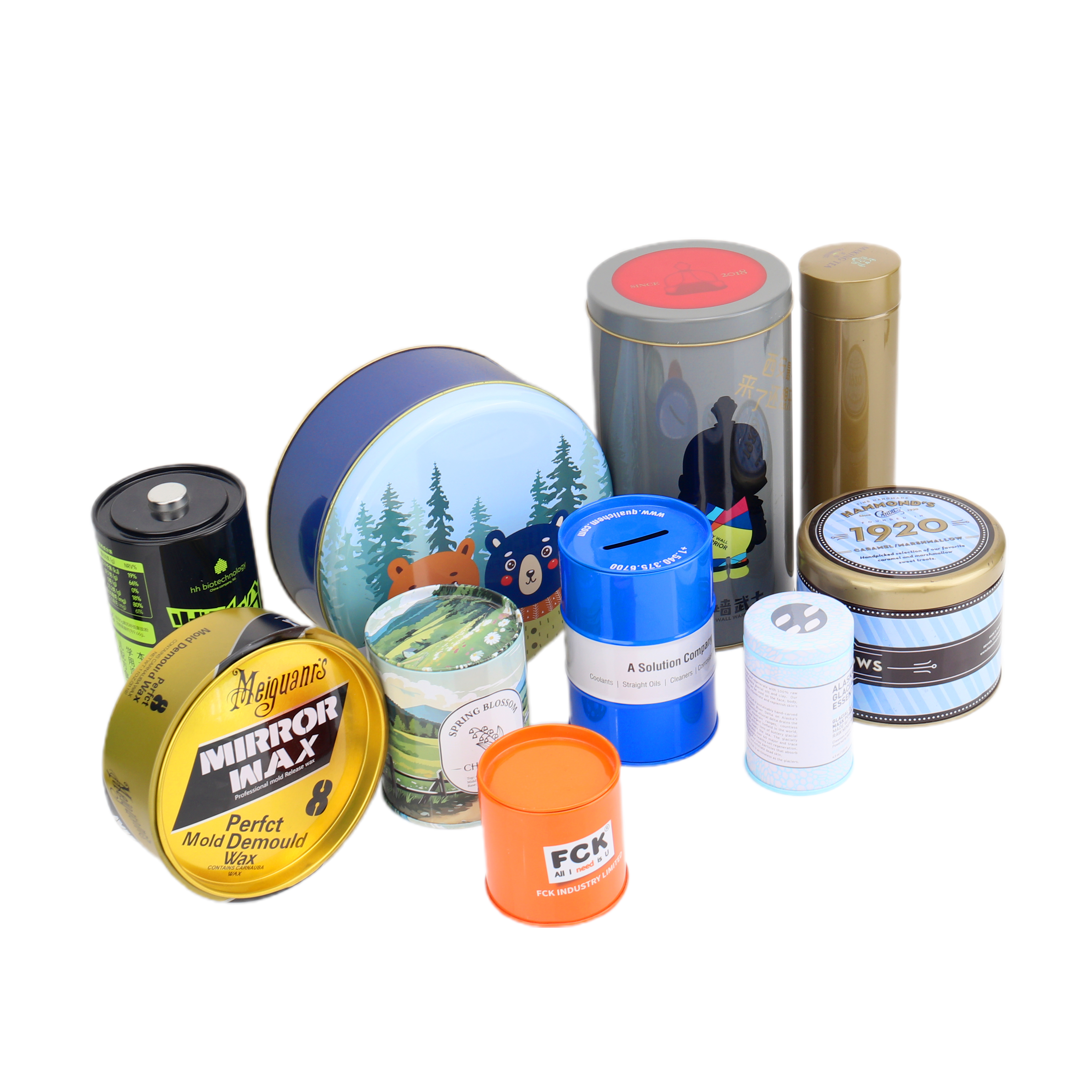 Custom Metal Cans 
Money Box Wax Container 
Round Chemical Tin Box
cookie tin box
tinplate metal can
cake storage tin
food grade metal cans
chocolate tin container
Tin Packaging Box 
Tin Packaging 
Tin Box Packaging 
Custom Metal Tin