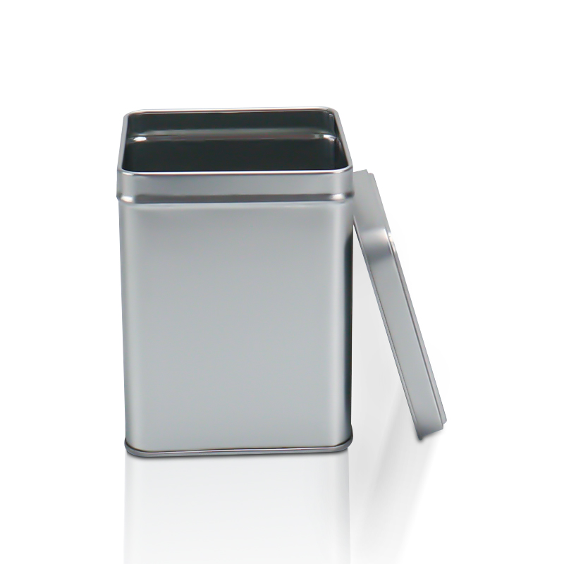 Square tea and coffee packing
hot small metal tin boxes
candy Packaging metal tin