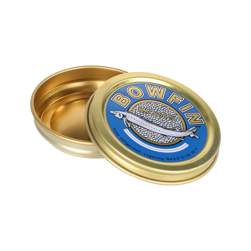 30g Caviar Packaging Tin Box
Customized Tin Can
Food Grade Vacuum Empty Metal Box