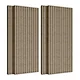 VHF-N71 Felt Wall Tiles — Vertical-Slat Acoustic Wall Panels in 100 % Polyester for Bedroom, Hotel and Hospital Use