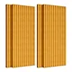 VHF-N73 Felt Wall Tiles for Restaurant — Grooved Acoustic Felt Wall Panels in 100 % Polyester