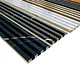 VHW-N111 WPC Grille Fence Panel – Waterproof 3D Wood Grain Eco-Friendly Privacy Screen Panel