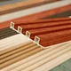 VHW-N115 WPC Grille Fence Screen Panel – Composite Fence Privacy Screen for Garden & Interior Walls