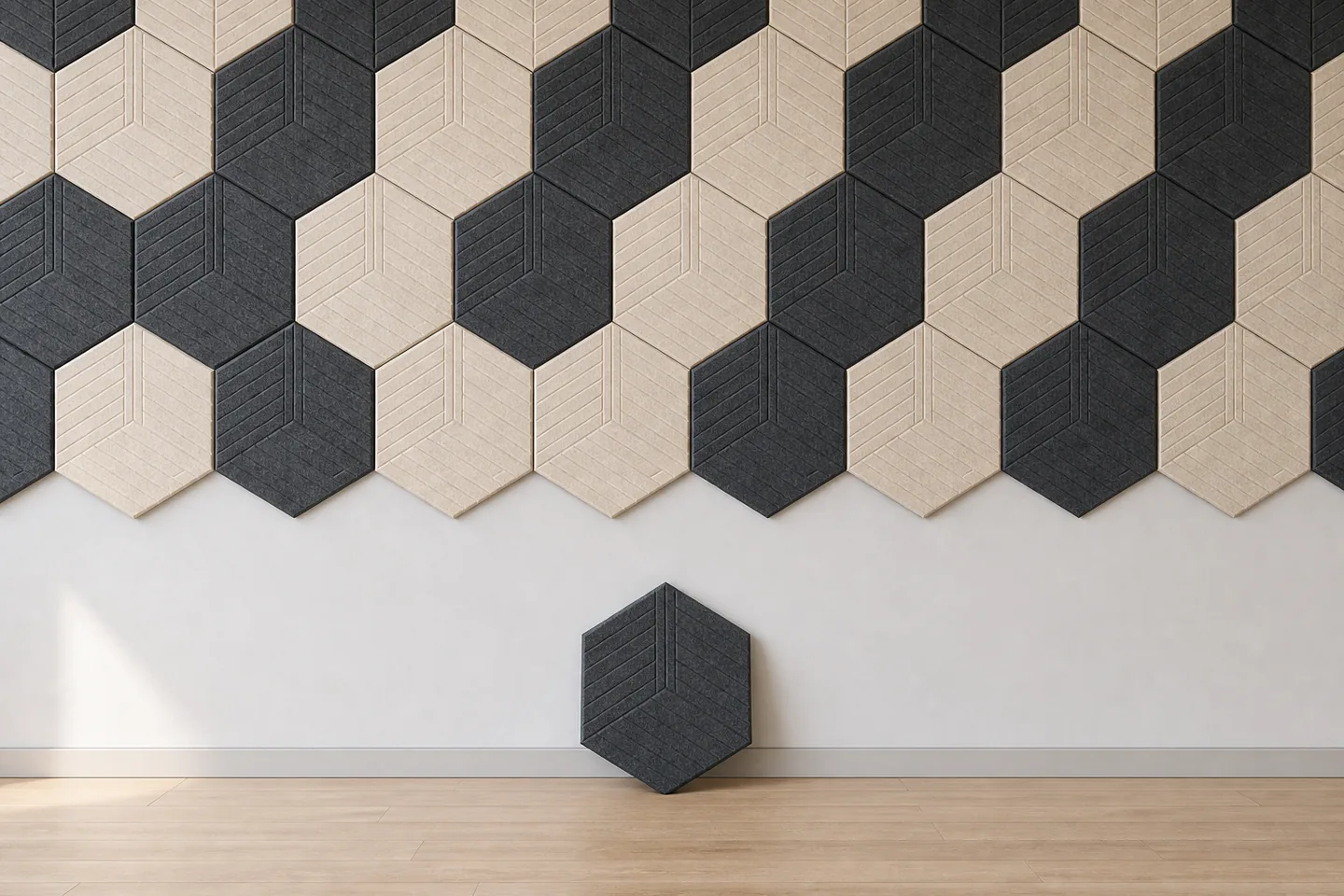 hexagon akustikpaneele easy installation