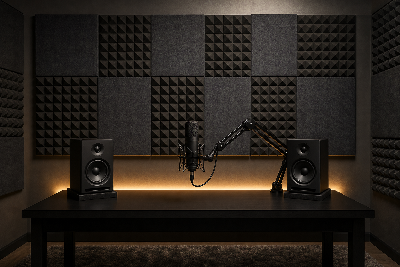 acoustic felt panels vs foam panels in a home studio acoustic treatment