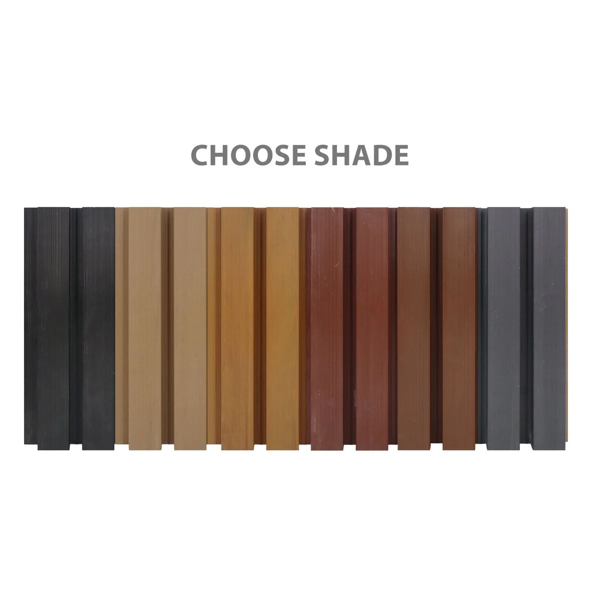 dark brown wpc wall panel choose shade color chart