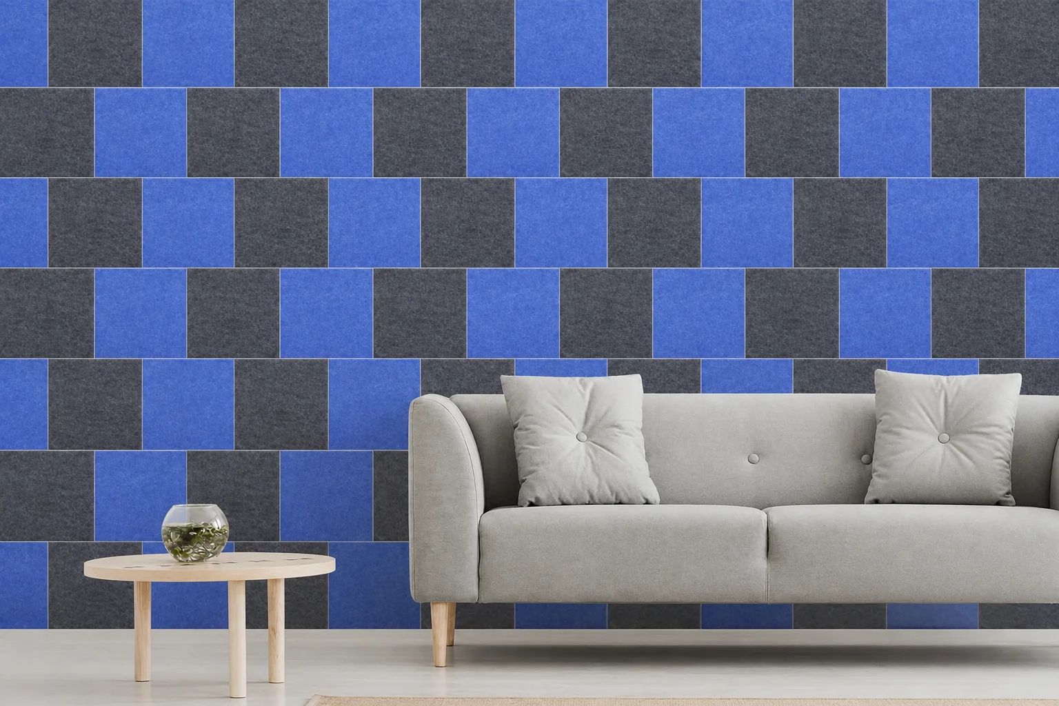 paneles 3d de fieltro full wall combination
