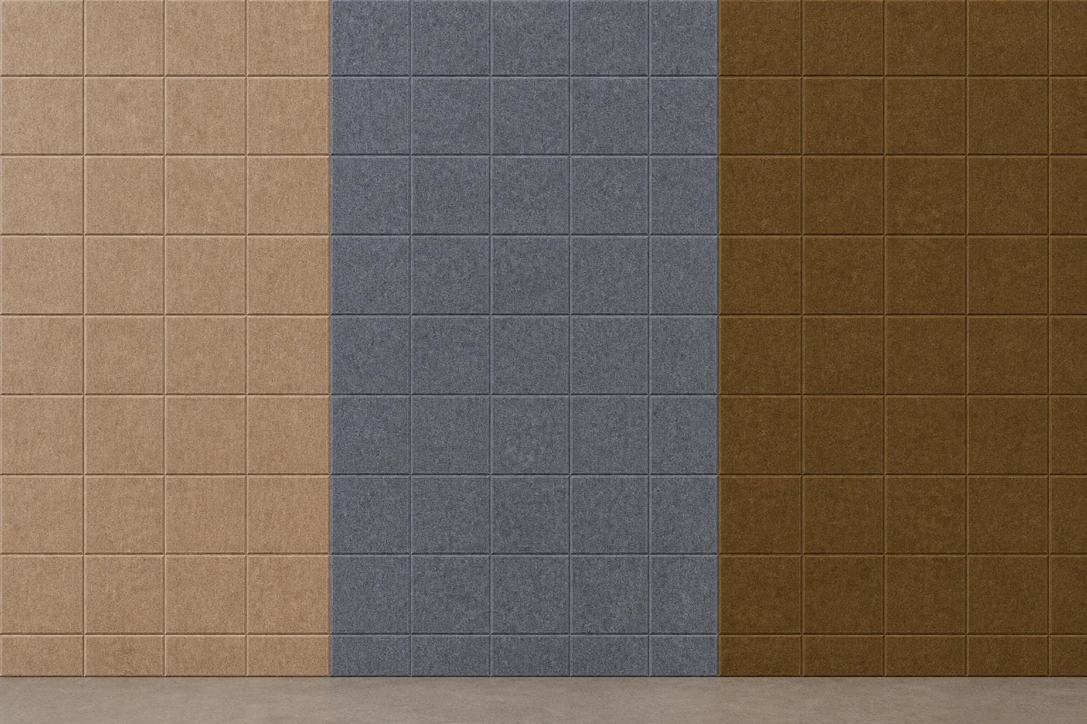 paneles de fieltro acustico full wall combination