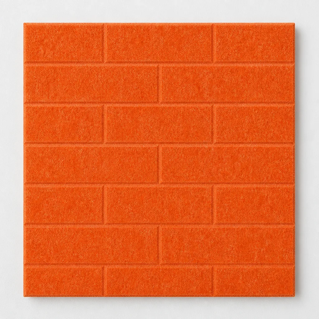 paneles 3d de fieltro detail close-up