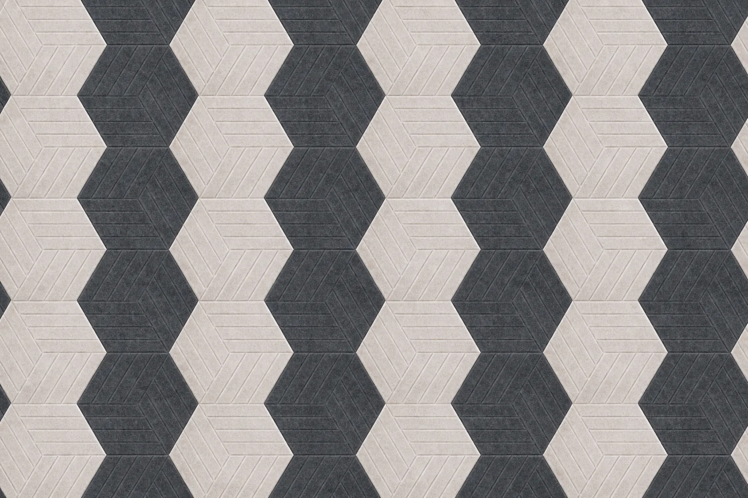 paneles acusticos hexagonales full wall combination