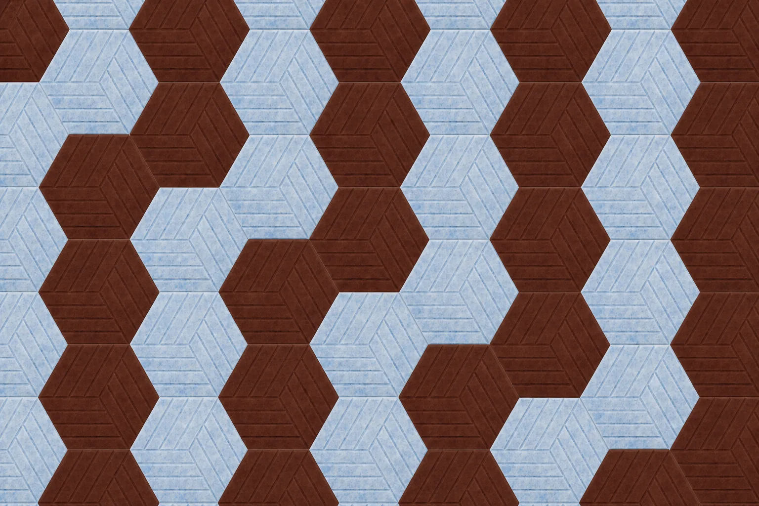 hexagon akustikpaneele full wall combination