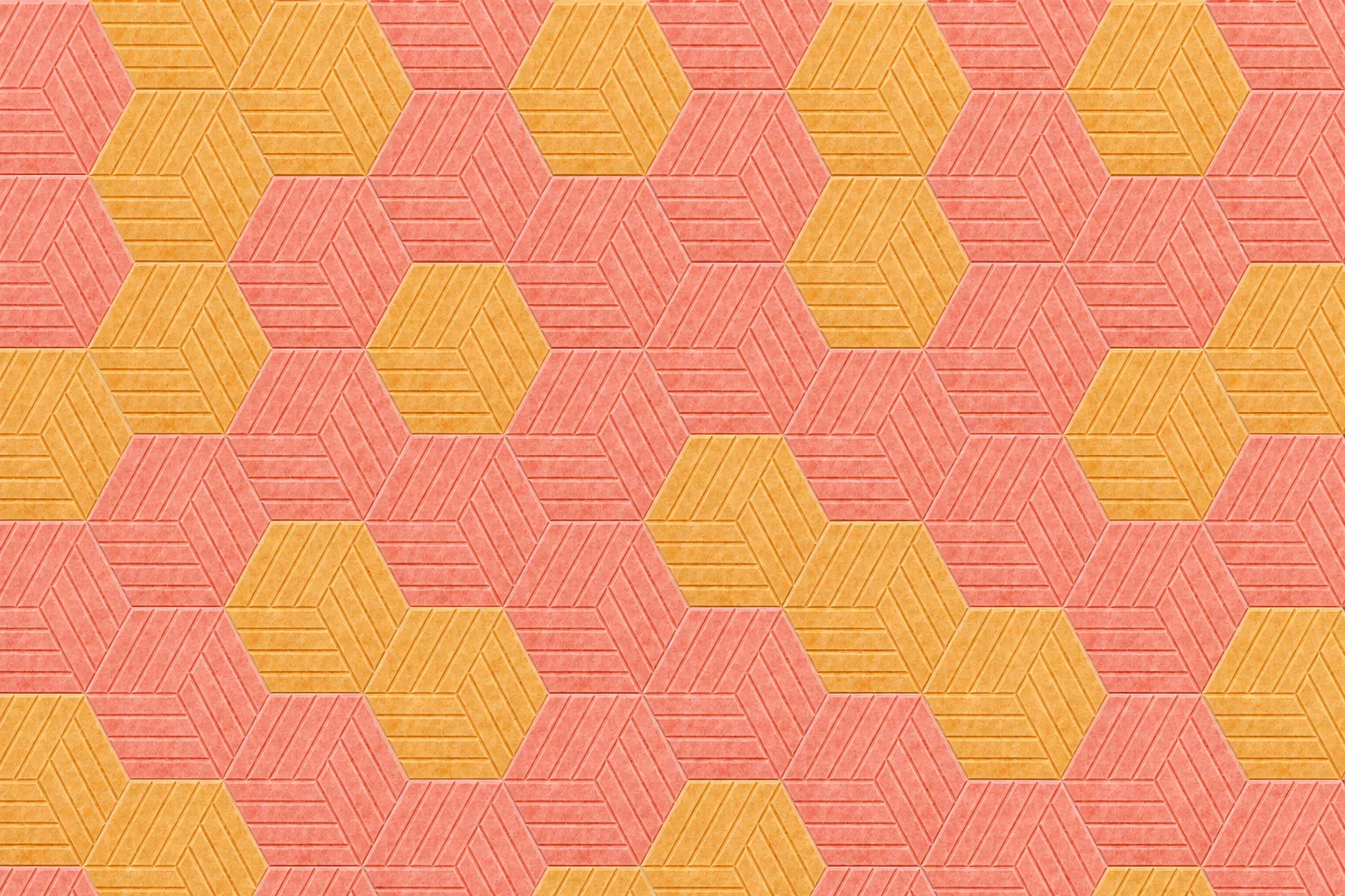 paneles de fieltro hexagonales full wall combination