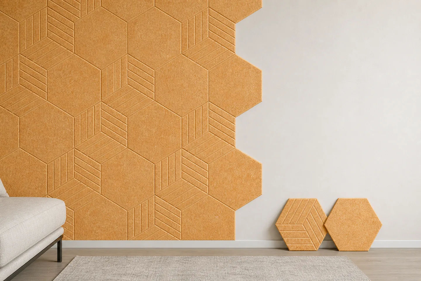 hexagon akustikpaneele easy installation