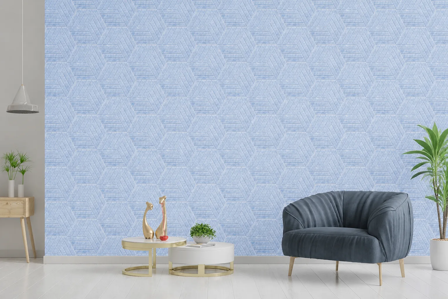paneles acusticos hexagonales full wall combination