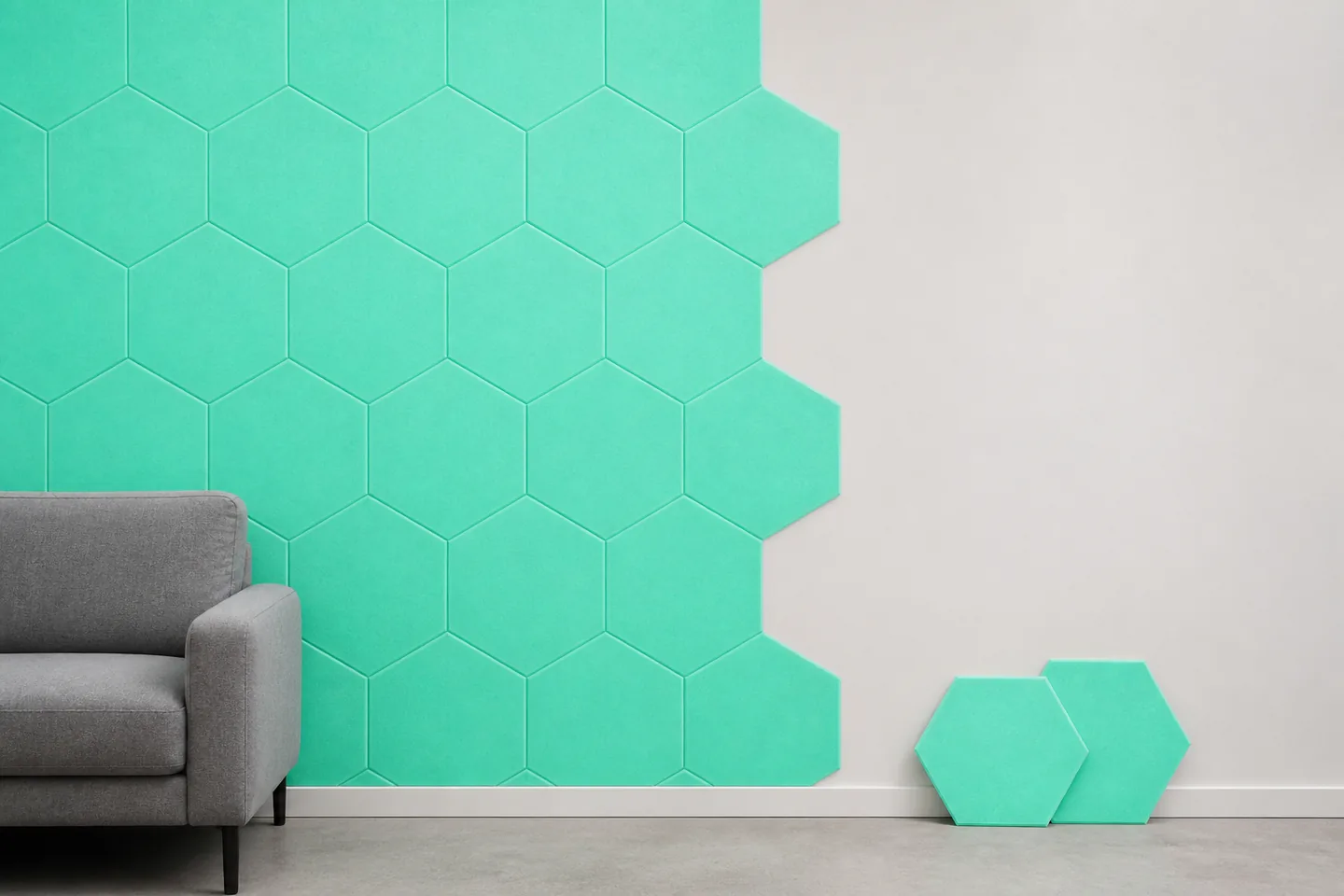 hexagon akustikpaneele easy installation