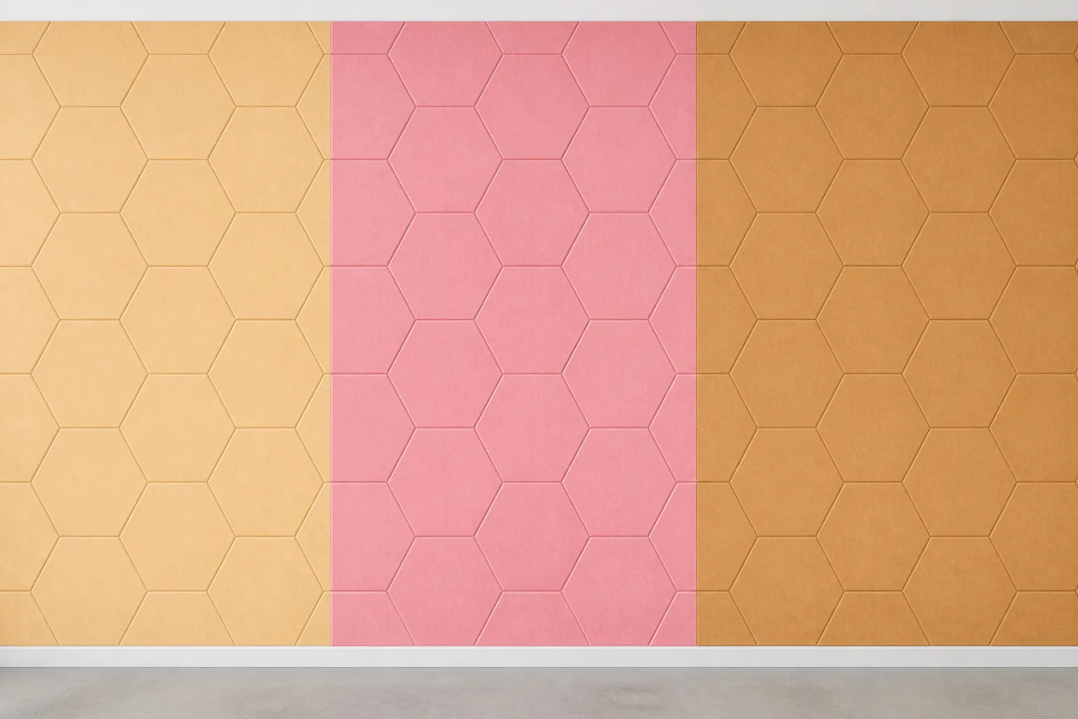 paneles 3d de fieltro full wall combination