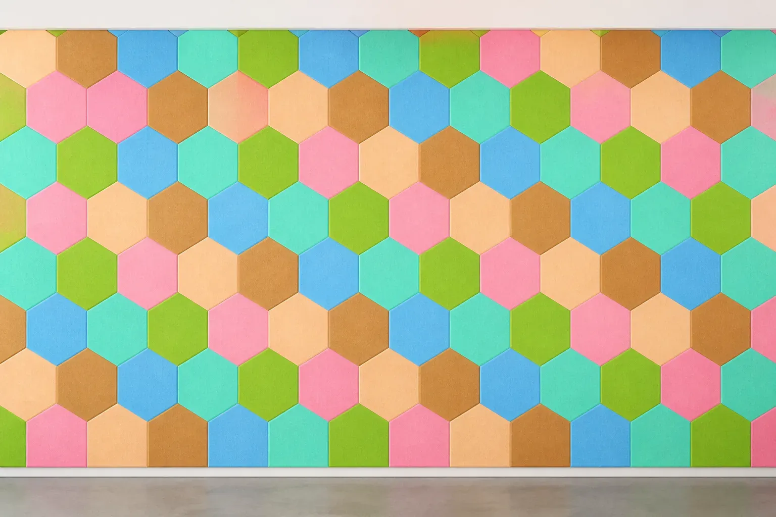 paneles 3d de fieltro full wall combination