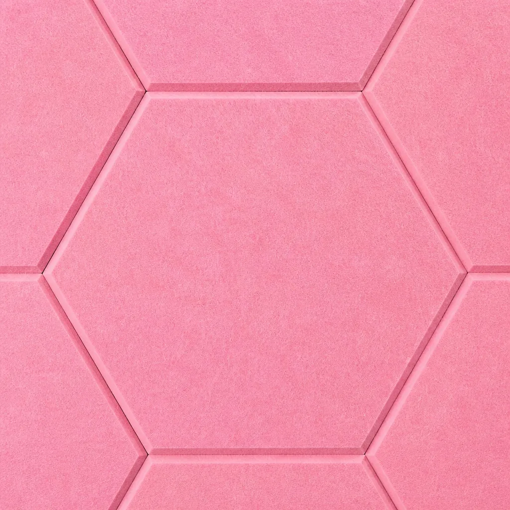 paneles 3d de fieltro detail close-up