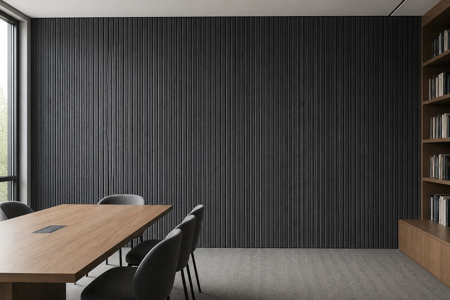 felt wall tiles AI scene