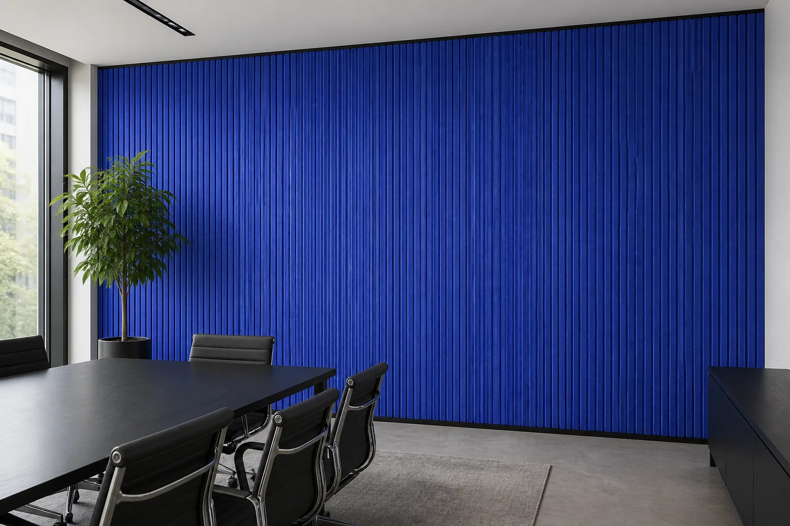 high density pet felt panels AI scene