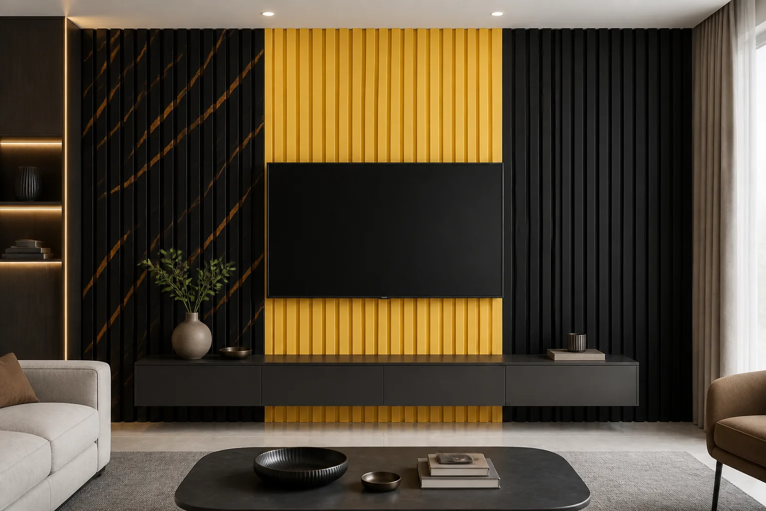 panel de pared wpc AI scene