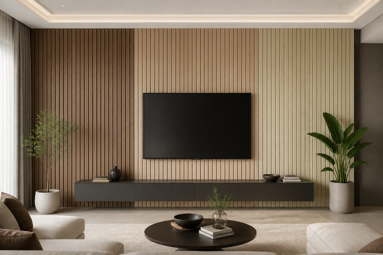 panel de pared wpc AI scene