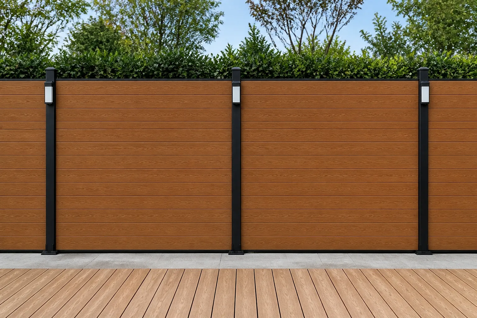 valla de wpc full wall combination