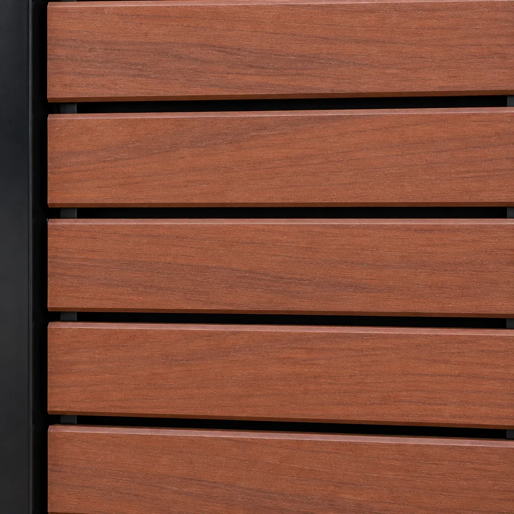 wpc sichtschutz detail close-up