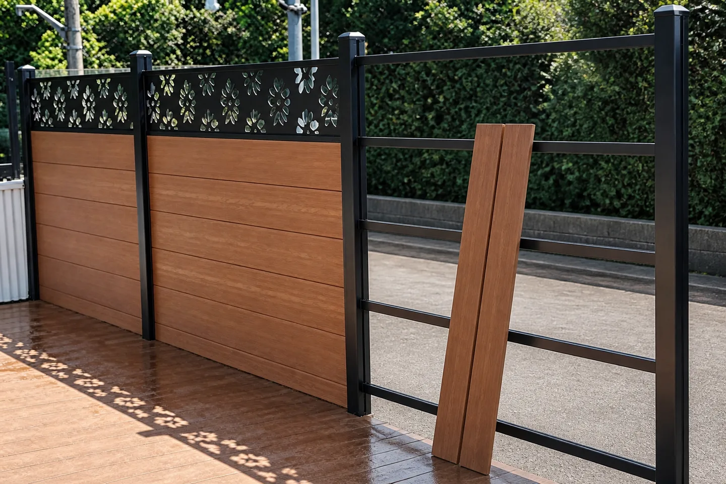composite fence easy installation