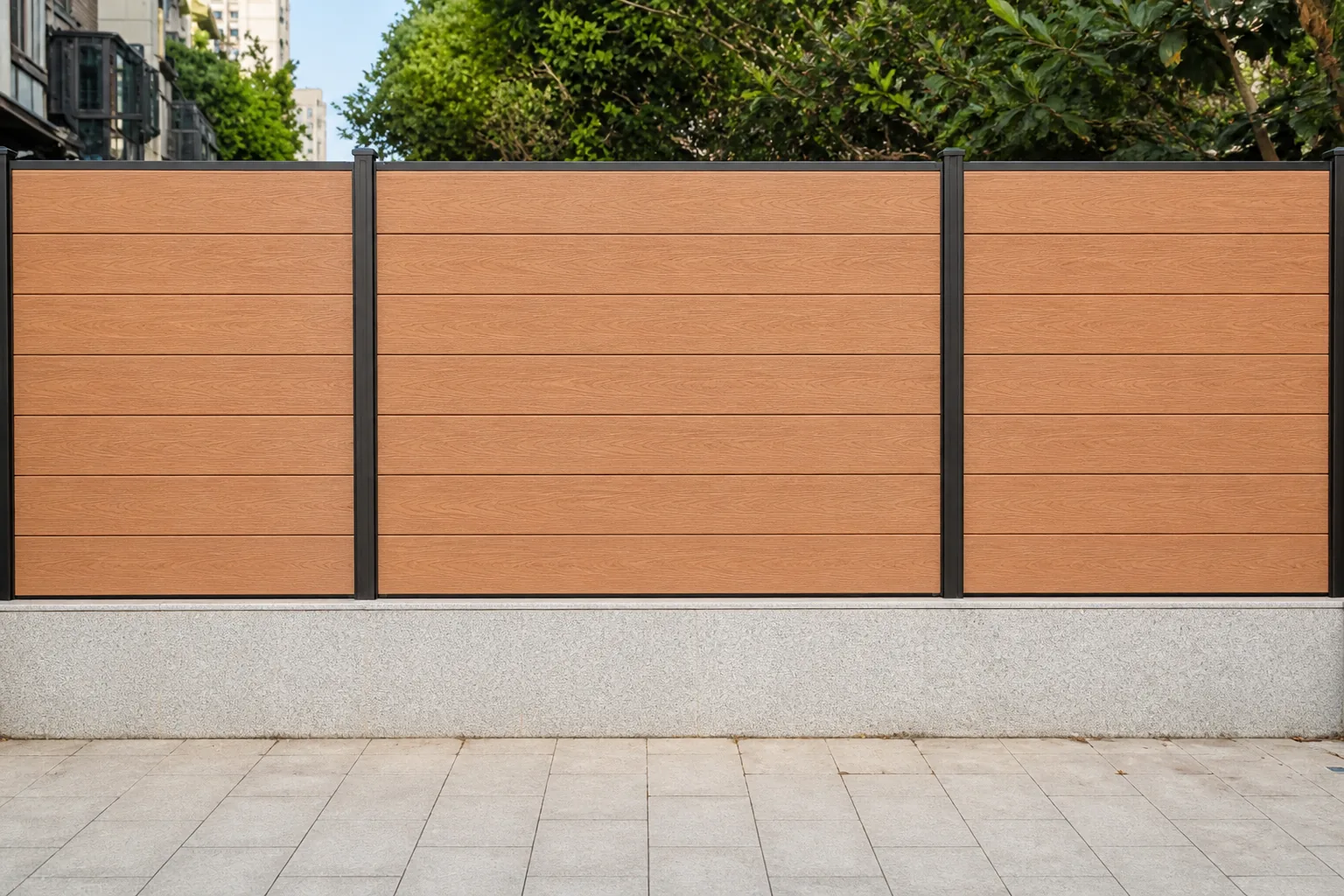 wpc fassadenverkleidung full wall combination