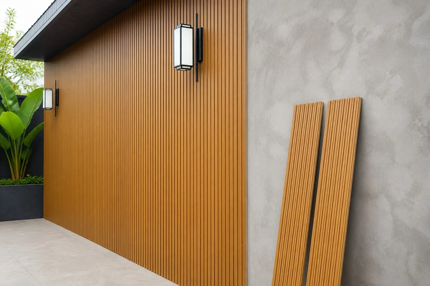 wood plastic cladding easy installation