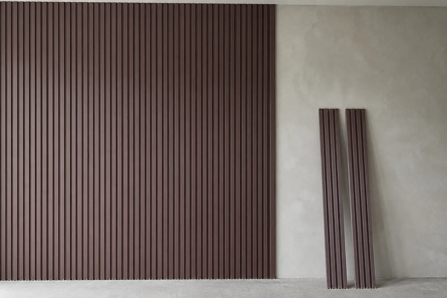 wpc louver partition easy installation